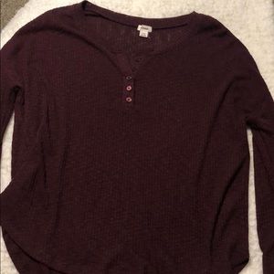 Maroon 3/4 Sleeve
